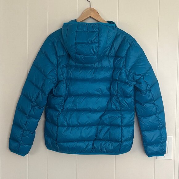 Wantdo Packable Down Puffer with Hood Turquoise | Size L | NWT - Picture 4 of 9